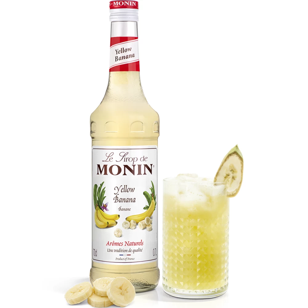 Le Sirop de Monin Banane Galbene