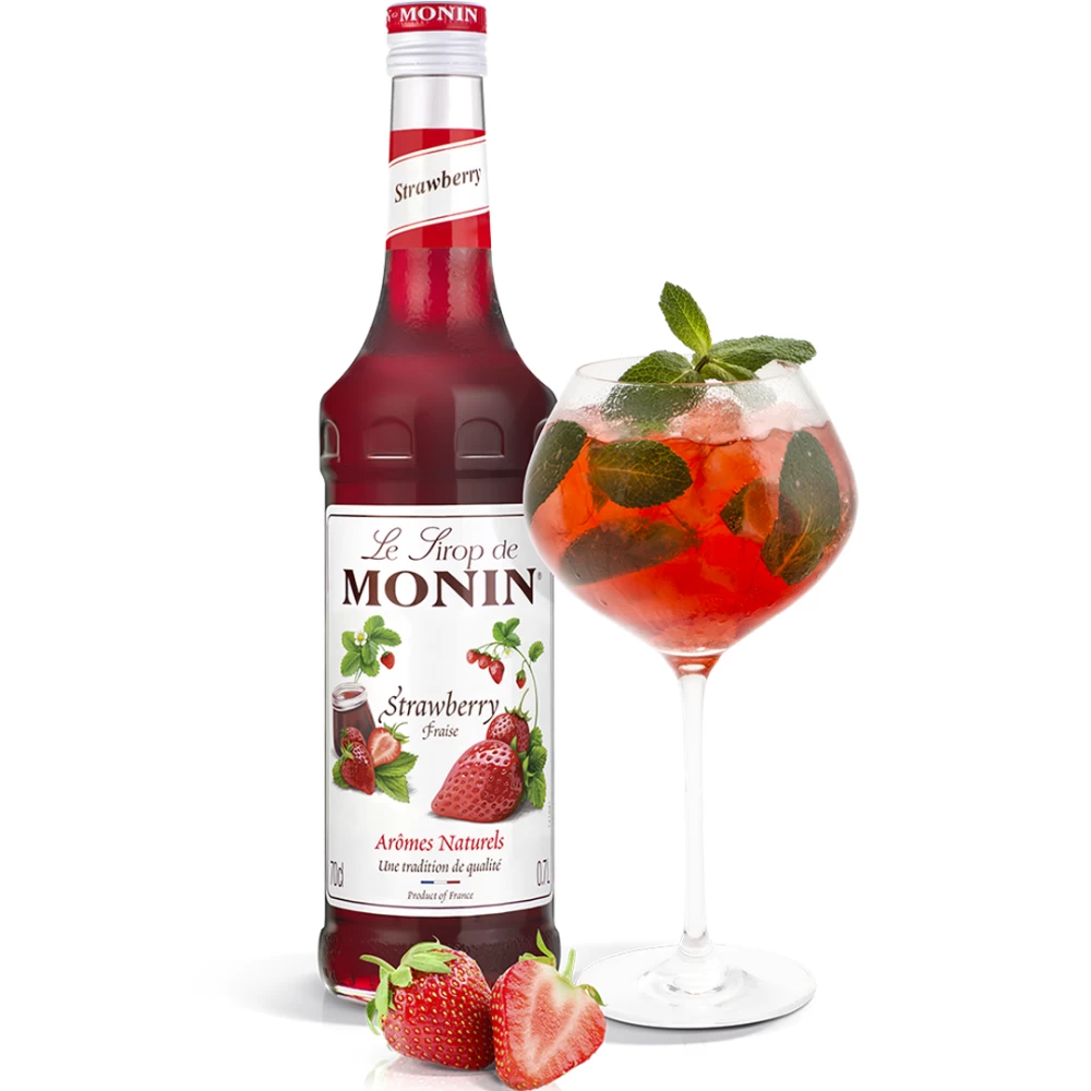 Le Sirop de Monin Căpșuni