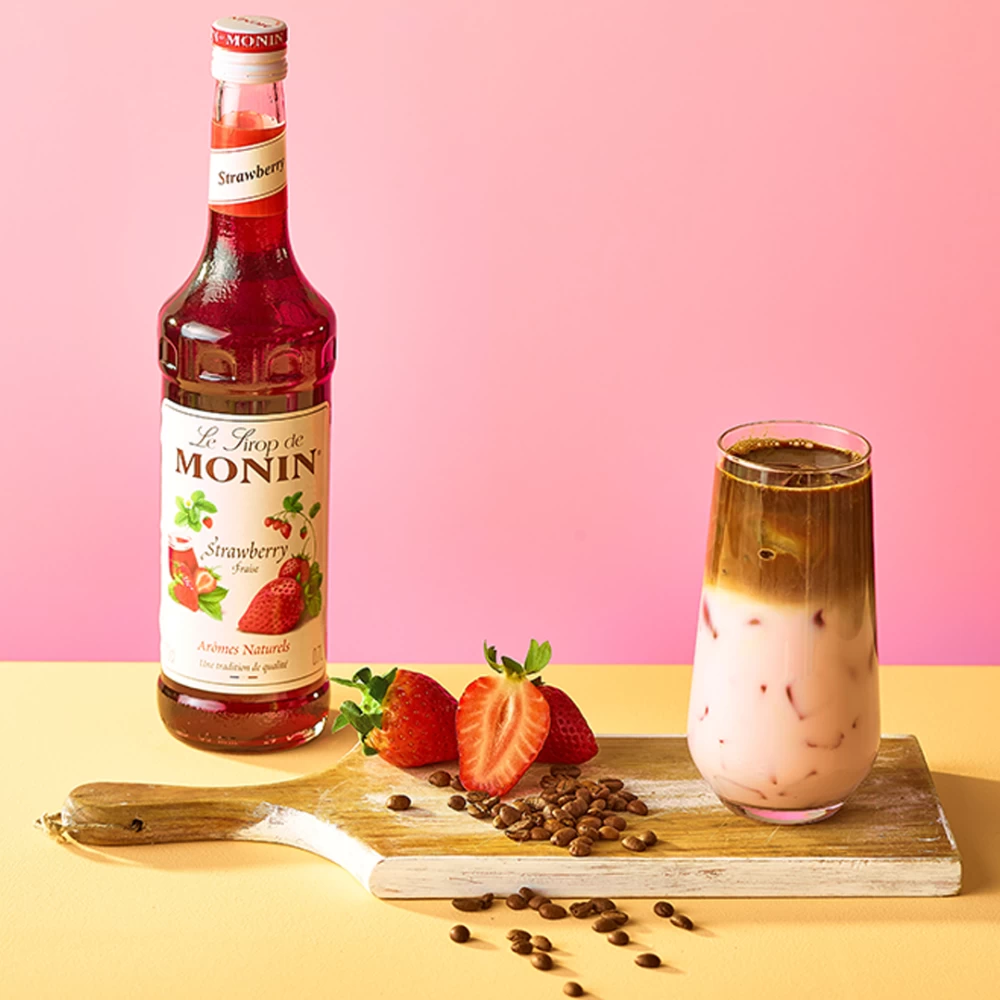 Le Sirop de Monin Căpșuni