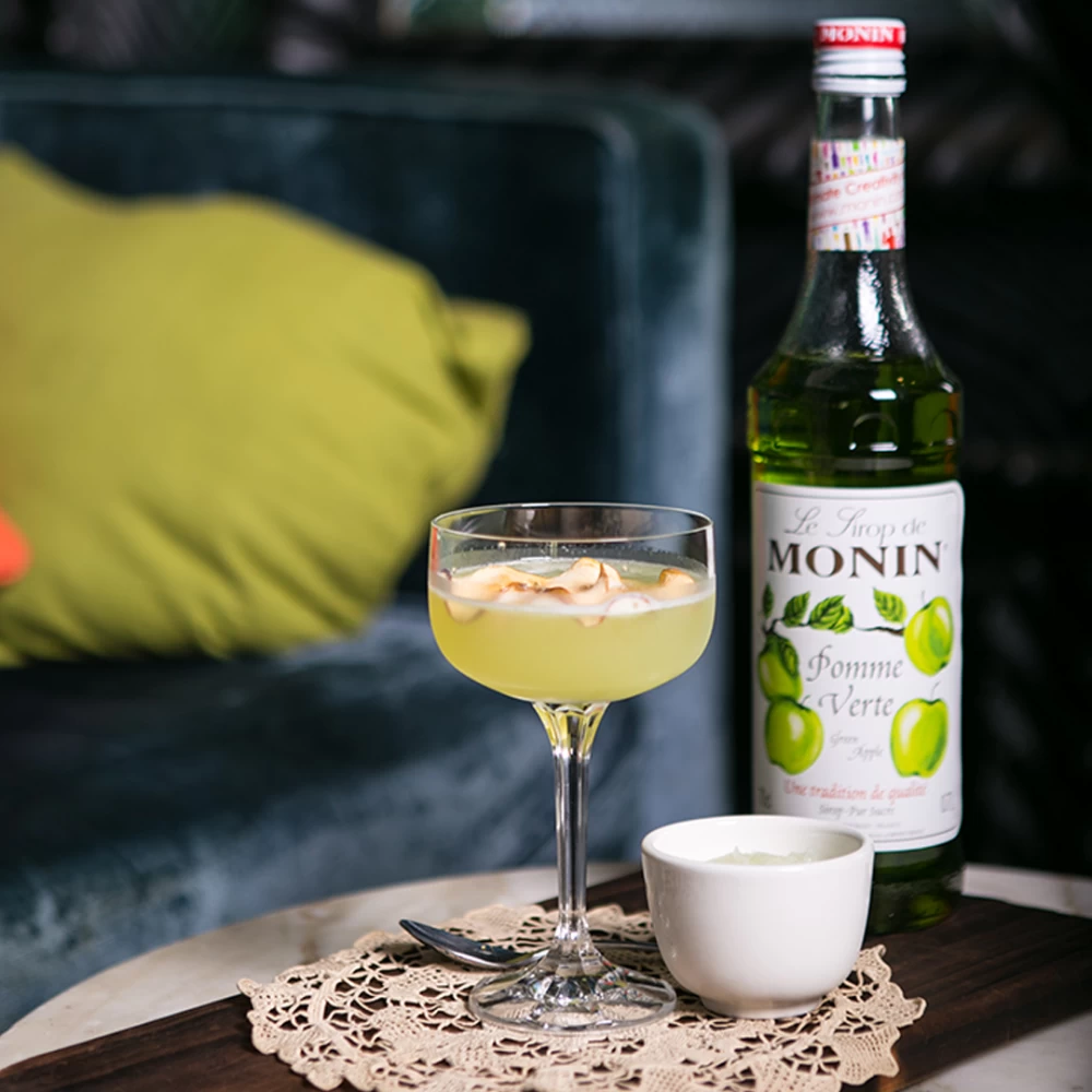 Le Sirop de Monin Măr Verde